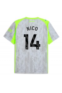 Manchester City Nico Gonzalez #14 Jalkapallovaatteet Kolmaspaita 2025-26 Lyhythihainen